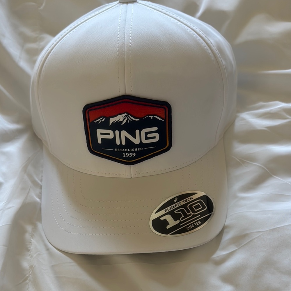 PING Classic White Golf Hat